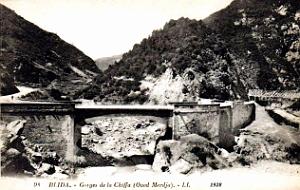 Blida - Gorges de la Chiffa - Oued Merdja- 1928